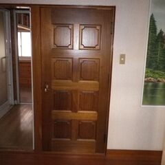 木製パネルドア　サイズ176x80x3.5　　右吊り