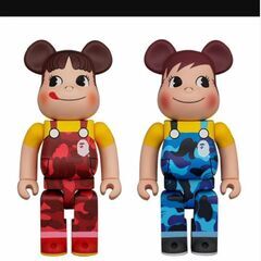 BE＠RBRICK BAPE(R) × ペコちゃん & ポコちゃん 1000%(2体セット)