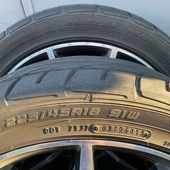 225/45R18 アルミホイールセット！ ナット付