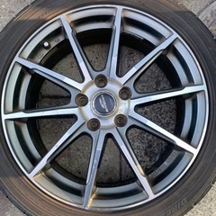 225/45R18 アルミホイールセット！ ナット付