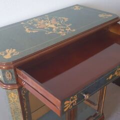 アンティーク家具　飾り棚キャビネット猫脚