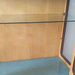 アンティーク家具　飾り棚キャビネット猫脚