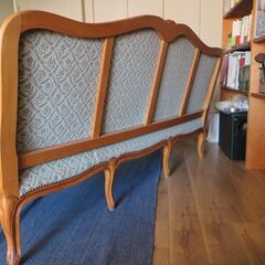 フランスアンティーク3人掛けソファー