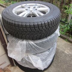デリカD5　215/70R16スタッドレスアルミ４本セット ブリヂストン ブリザック　