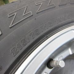 デリカD5　215/70R16スタッドレスアルミ４本セット ブリヂストン ブリザック　
