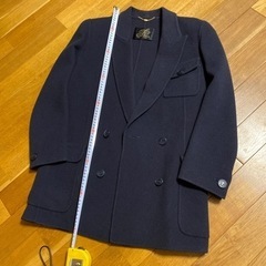 伊太利屋　上質　ウール　一枚仕立てジャケットコート