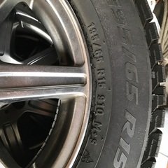 スタッドレスタイヤホイールセット2019年製　195/65 R15 15インチ　中古