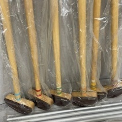 【値下げしました】グランドゴルフ 6人 チーム クラブ フラッグ ホール 未使用 ボール スコア 