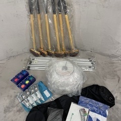 【値下げしました】グランドゴルフ 6人 チーム クラブ フラッグ ホール 未使用 ボール スコア 