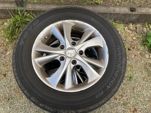 【お得】 C26セレナに使用していたタイヤ・ホイール 195/65R15 5.5J-15 +42 タイヤ・ホイール