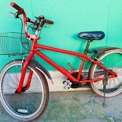 赤い自転車 【無料・ジャンク】