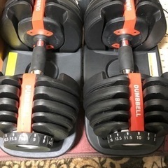 手渡し限定】アジャスタブル ダンベル 24kg×2個