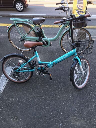 新同品！！！　６段変速！！！　フォルクスワーゲン　折りたたみ自転車　１１，０００円（税込み）