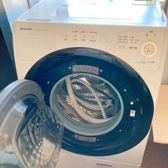 【直接引取り限定】ドラム式洗濯機 シャープ SHARP ES-S...