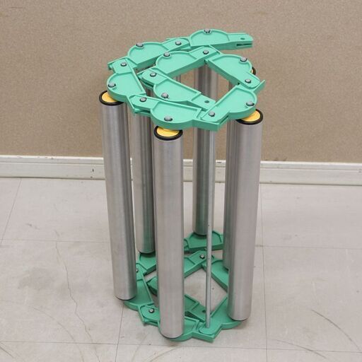 ローラー コンベア 連結丸 アルミタイプ 1m ローラー幅50cm ① (HD1134ansrY) ローラー コンベア 連結丸 アルミタイプ 1m ローラー幅50cm ①