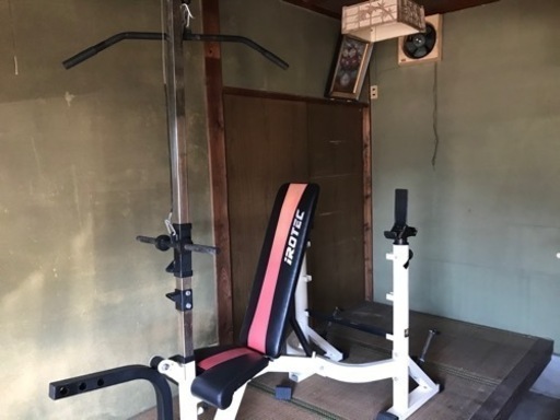 早い方へ譲ります。ウェイトトレーニング台　ベンチ　ラットプル