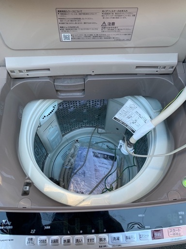 洗濯機　10キロ　使用期間1年半