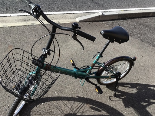 オートライト折りたたみ中古自転車　整備済み