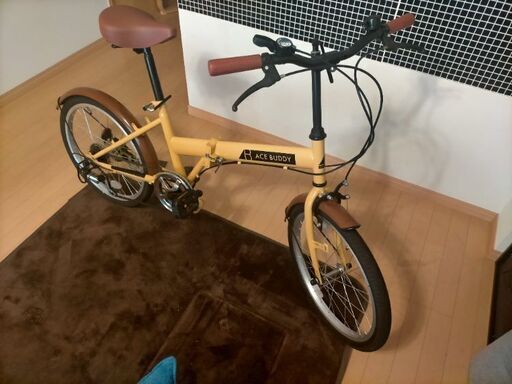 折りたたみ自転車6段変速（室内保管）