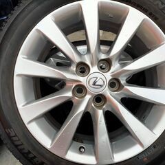 ☆レクサスLS純正18インチタイヤホイールセット☆純正ナット付☆