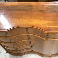 【値下げしました】イタリア家具 MOR-RENS モーレンス アンティーク調 コンソール イタリア製 木目ブラウン 11B cod.302 NORMALE 441 【ユーズドユーズ名古屋天白店】 J1258 値下げしました】イタリア家具 MOR-RENS モーレンス アンティーク調