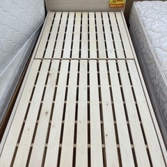 シングルベット★枠組みとマットのセット★近隣配送配送・組み立て可能！