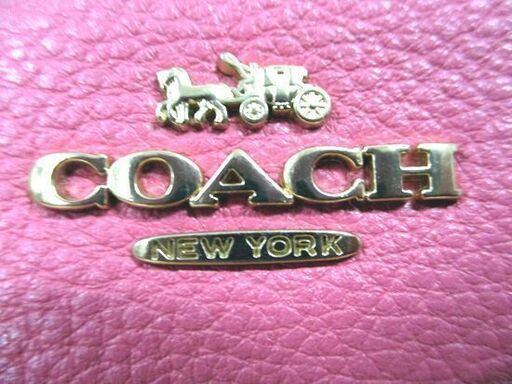 コーチ ショルダーバッグ F72852 ピンク 鞄 レディース 状態良好 COACH