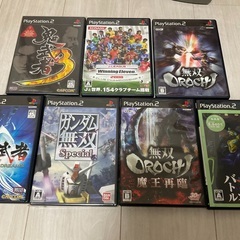 PS2ソフト　 まとめて　7本　鬼武者　ガンダム無双　無双オロチ...