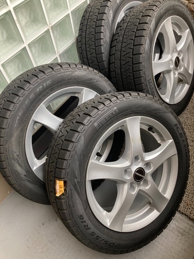 た*ー様 スタッドレス付BS VRX2 155/65R14ホンダ純正 N-BOX ホンダ N-BOX スタッドレスタイヤレンタル 155/65R14 持込タイヤ専門店