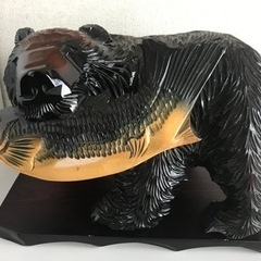 【ネット決済・配送可】北海道お土産　熊の置物