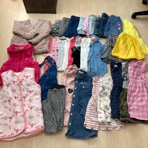 女の子服セット32点110センチ 130センチ Ka 岩沼の子供用品の中古あげます 譲ります ジモティーで不用品の処分
