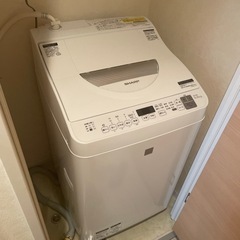 乾燥機能付洗濯機！美品