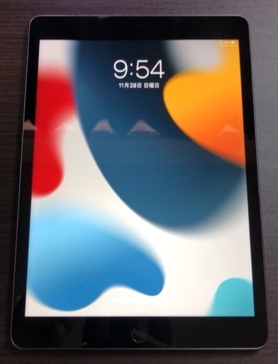 iPad 第9世代 64GBグレー Wi-Fiモデル カバーガラス付 iPad第9世代