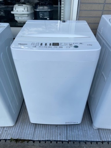 洗濯機（4.5K）ハイセンス　HW-E4503　2020年製　中古品