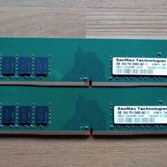 SanMax PC-21300(DDR4-2666) 8GB×2 中古