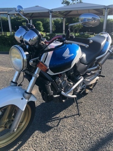 ホーネット250 即決32万明日まで 千葉 カスタム多数 マフラー2本だし