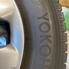 キャラバン　純正ホイル　スタッドレスセット　１台分