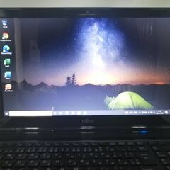 富士通 AH42J赤美品 バッテリー新品 SSD 6G WIN10 Office