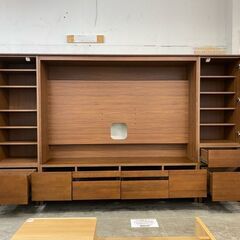 【愛品館 江戸川店】シギヤマ家具 壁面収納 TVボード ID:157-008007-007