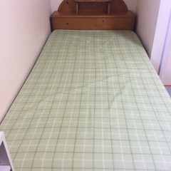 中古　シングル木製ベッド