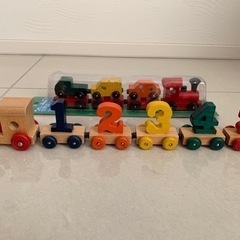 木製おもちゃ　汽車ポッポ