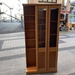 【ネット決済】スライド式収納家具　本棚　ブックラック