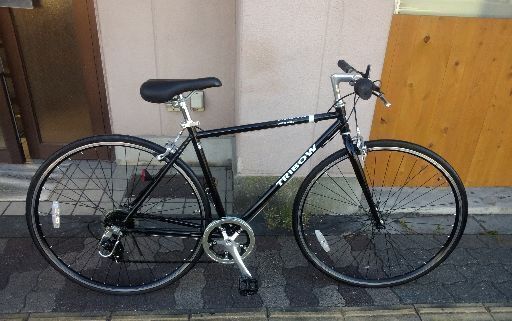 美品☆TRIBOW[トリボー] 700cシティークロスバイク 6speeds/ブラック
