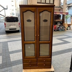 【ネット決済】ローズマリー　収納戸棚　木製家具