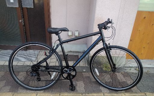FINE BIKES[ファインバイク]700c クロスバイク アルミ/7speeds/ブラック