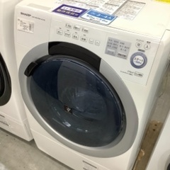 【ネット決済】安心6ヶ月保証！　シャープのドラム式洗濯乾燥機！