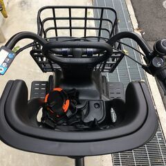 地域限定送料無料　ヤマハ　パスバビー　三人乗り　新基準　12,3AH　子供乗せ　黒　ビッケ　ギュットアニーズ　神戸市　電動自転車