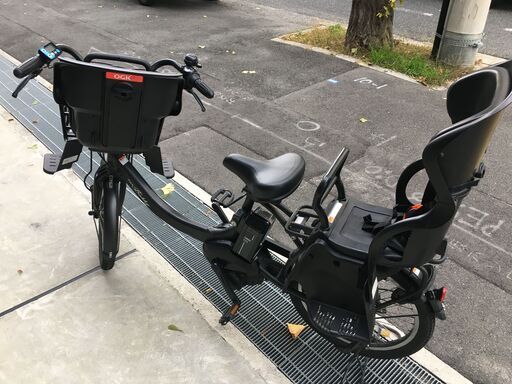 地域限定送料無料 ヤマハ パスバビー 三人乗り 新基準 12,3AH 子供乗せ