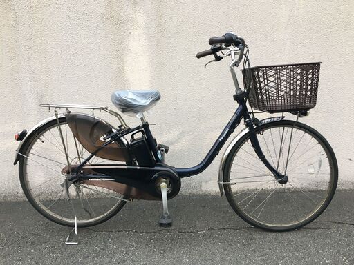 地域限定送料無料　パナソニック　ビビDX　16AH　子供乗せ　新基準　青　パスウィズ　アシスタ　神戸市　電動自転車