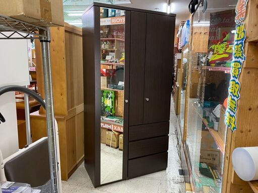 【愛品館 江戸川店】 ニトリ 3枚扉クローゼット ID:155-018262-007